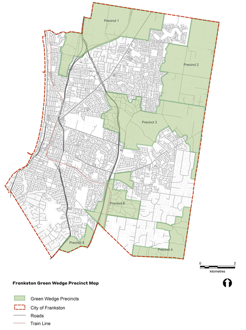 Frankston Green Wedge Precinct Map
