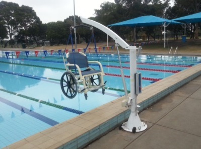 Pines Forest Aquatic Centre Hoist