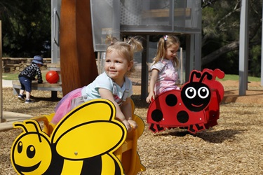 Family on Playground