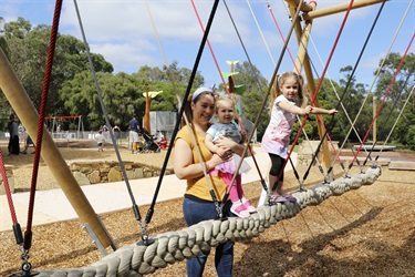 Family on Playground