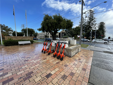 Frankston City Centre e-scooter