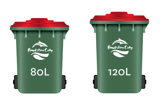 80L and 120L general waste bin graphic