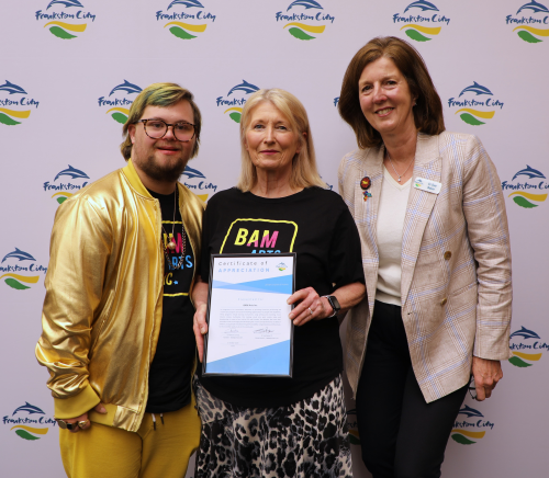BAM Arts - Councillor Appreciation Award - 2 October 2023