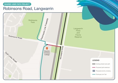 Shared User Path Maps - Robinsons Road
