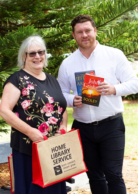 Library Home Services - Mayor Conroy Volunteer Rhondda