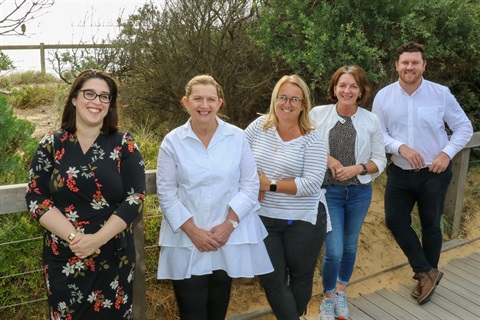 Mayor Conroy with Frankston Zero March 2022