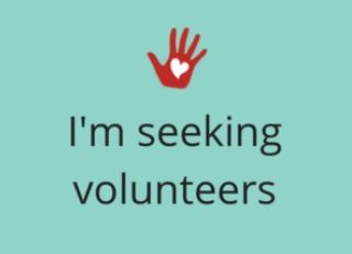 I am seeking volunteers button