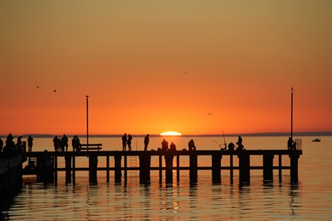 Beautiful Frankston pier sunset